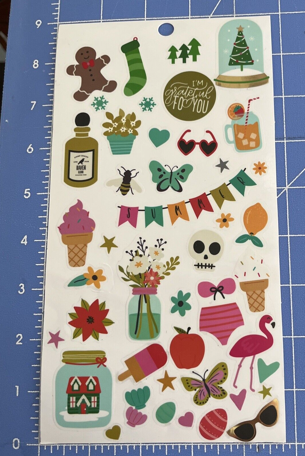 ALL SEASONS 2 Stickers Planner Supply Papercraft Crafts Scrapbook Teacher 266