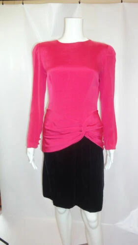 Ropa Vintage de terciopelo Bill Blass para Mujeres