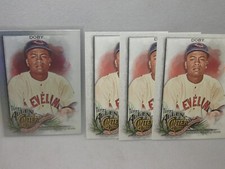 Larry Doby * 4 Card Lot * 2022 Allen & Ginter * 3 Base 1 Silver Hot Box