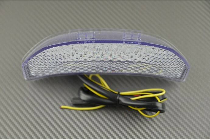 Feu stop LED avec clignotant transparent HONDA FMX 650 FMX-650 RD12 05-08