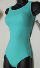 Asymmetrical tank leotard TilerPeck line P1070 Ladies szs Marine Ladderback