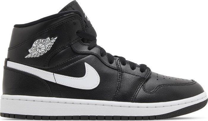 Jordan 1 Mid Black White W for sale | eBay