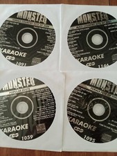 Monster Hits Karaoke CDG 4 Disc Miscellaneous