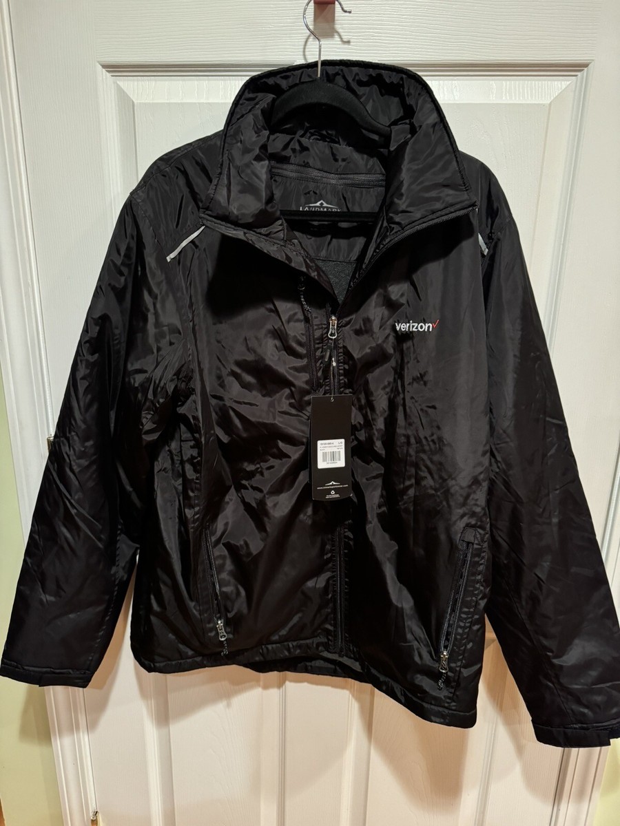 NWT Verizon Employee Landmark Fleece Lined Jacket Men Size