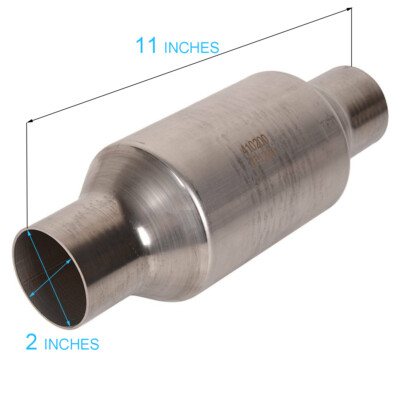 2'' Stainless Steel High Flow 410200 Universal Catalytic Converter