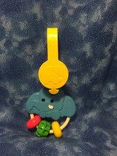 1983 ELEPHANT RATTLE Toy by Fisher Price 619