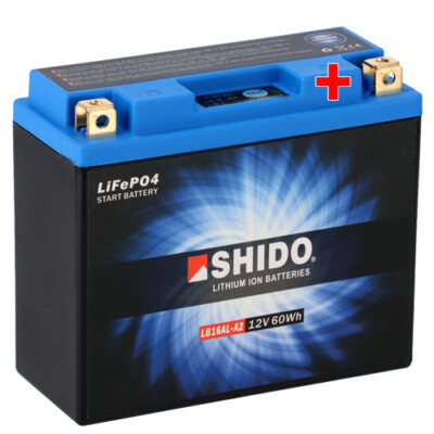 Batterie für Ducati Monster 900 City 900M 1999 Shido Lithium YB16AL-A2