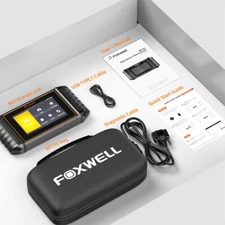 FOXWELL Car Bidirectional OBD2 Scanner Diagnostic Tool Key Program ECU Coding