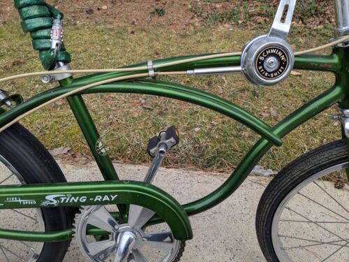 SCHWINN 1972 Bicycle 5 Speed STINGRAY 20 inch *Sting-ray GREEN - Picture 10 of 19