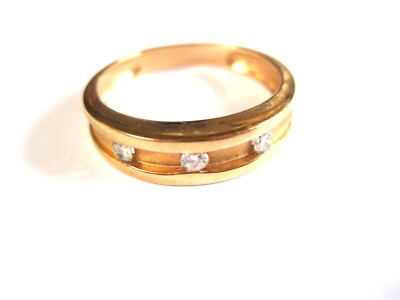 Ring Gold 585 mit Brillanten, 2,39 g