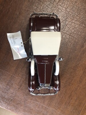 RARE Franklin Mint 1925 Hispano-Suiza H6B Kellner 1:24 Mint | eBay