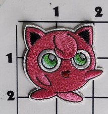 Jigglypuff Pokemon Patch Embroidered Iron On Upcycle Cosplay Pop Culture