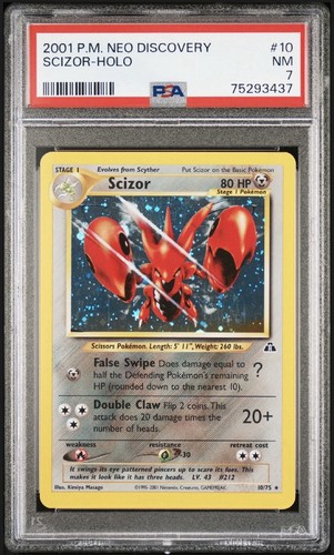 Scyther (1st Edition) graded PSA 7 for sale on eBay