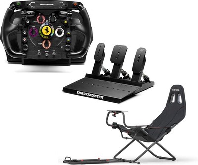 Thrustmaster T300 + F1 Add-On + Raceline Pedal III + Playseat Challenge   PS5 /