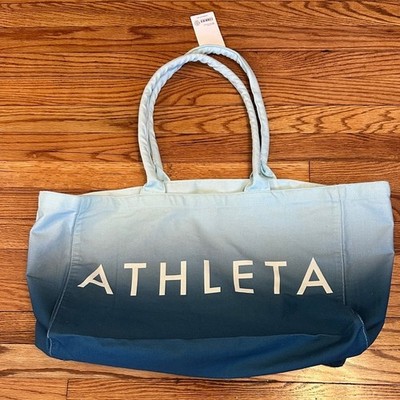 BNWT Athleta Light-to-Dark Blue Ombre Tote
