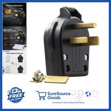 NEMA 6-30P & 6-50P Heavy Duty Plug 30/50 Amp 250V for Electric Vehicles Charger