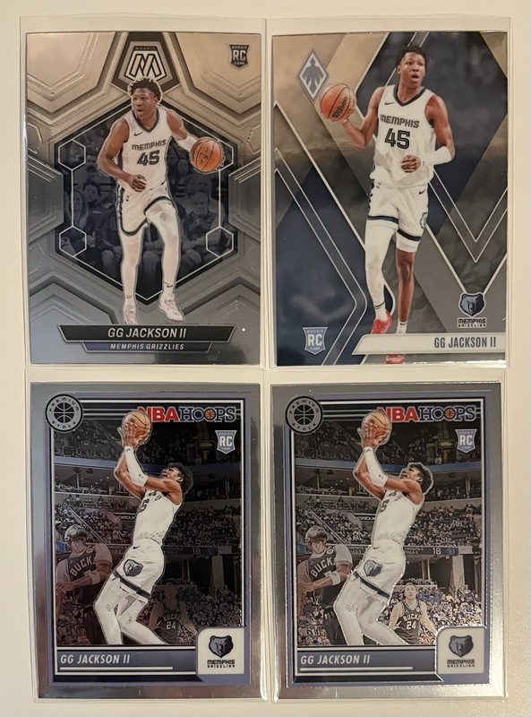 GG JACKSON II 2023-24 Panini Rookie Lot (4) Memphis Grizzlies RC