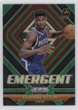 2018-19 Panini Prizm Emergent Green Prizm DeAndre Ayton #1 0n64
