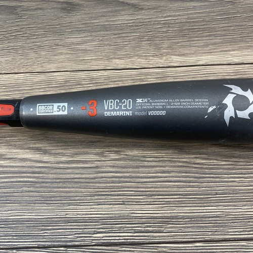 DEMARINI VOODOO 33” 29oz -3 Composite/Alloy Adult BASEBALL BAT (VBC-20) BBCOR.50 - Picture 3 of 7