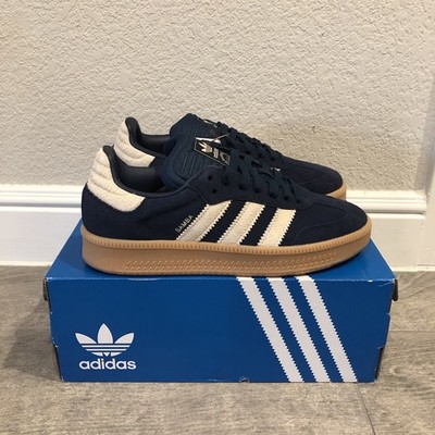 New Adidas Originals Samba XLG Indigo/Gum/Vanilla Sneakers Men's