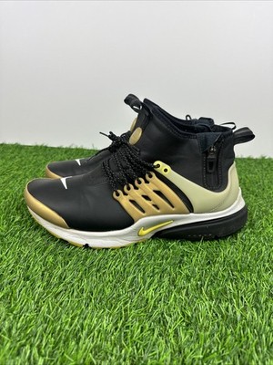 Nike Air Presto Mid Utility Black Yellow Streak 2016 Size 9