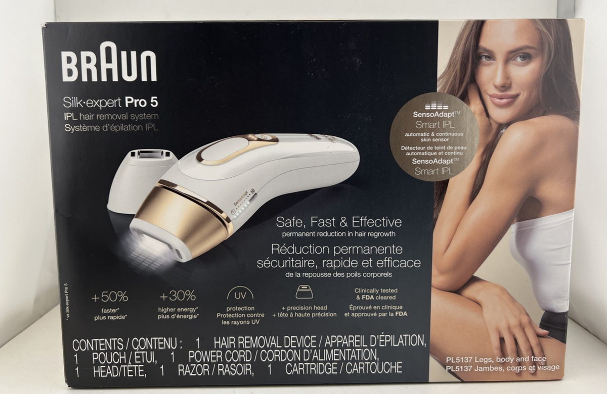 Braun Silk Expert Pro 5 Hair Removal System Device, Corded IPL