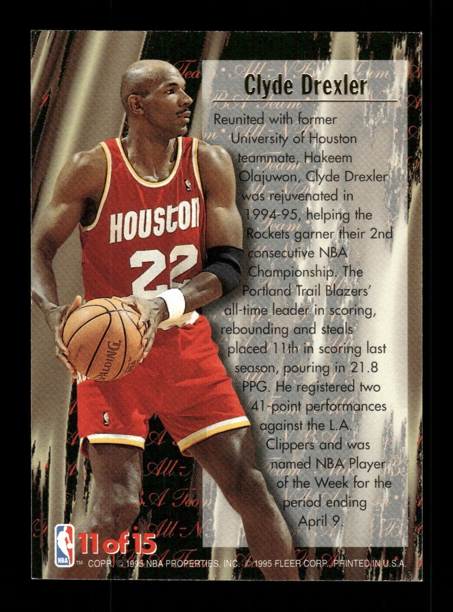 1995-96 Fleer Ultra All-NBA #11 - Clyde Drexler | eBay