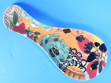 ANTHROPLOGIE  Amaryllis 8.5" CERAMIC SPOON REST (FLAWLESS)
