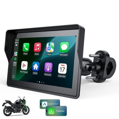 5'' Motorcycle Carplay GPS Navigation Wireless CarPlay & Android Auto IP67 WIFI