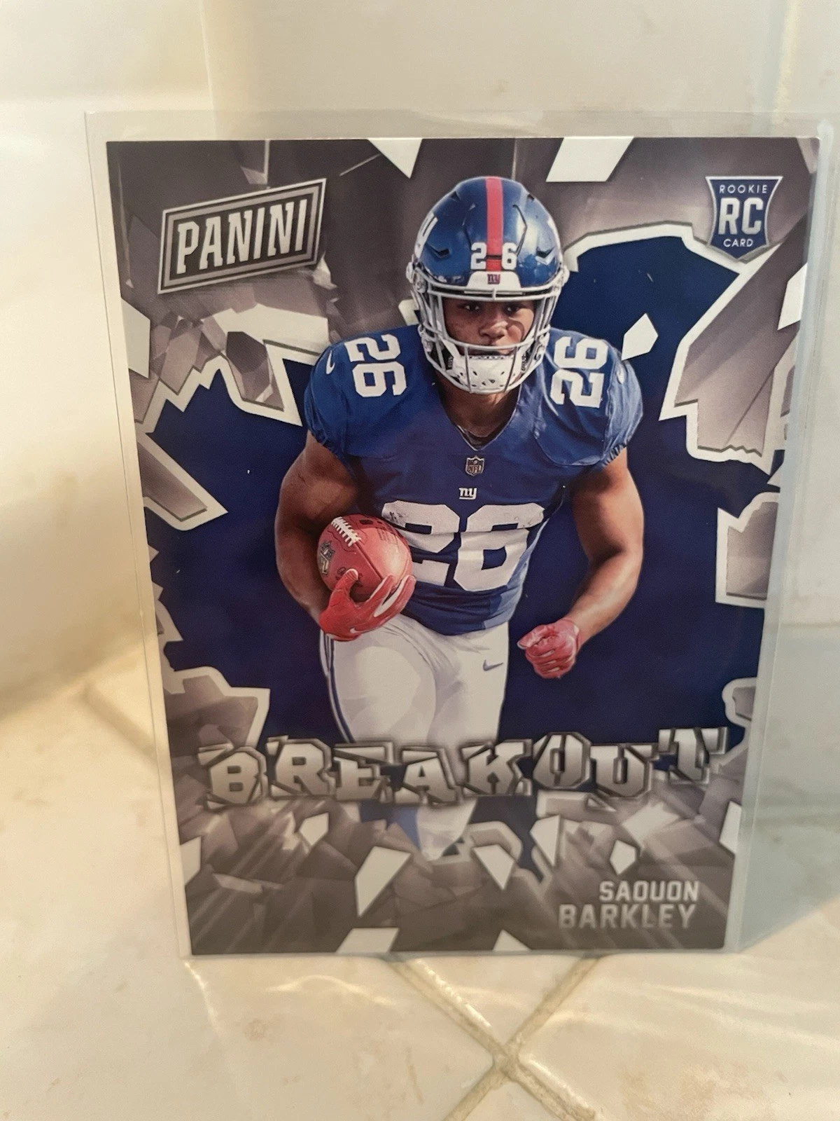 Saquon Barkley Panini Rookie Breakout #RB2 Base