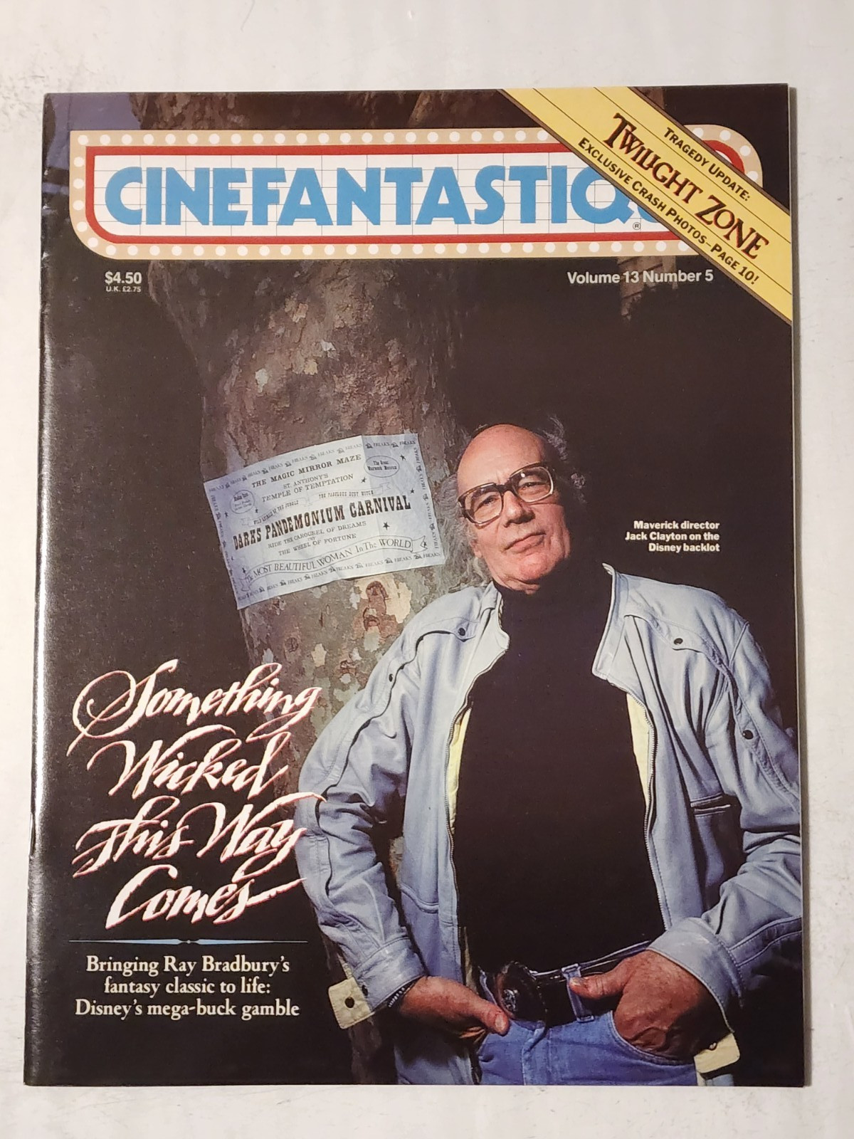 Cinefantastique Vol. 13 #5 Film Magazine Something Wicked This Way Comes 1983