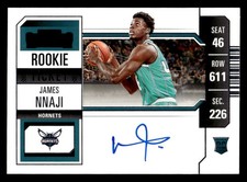 James Nnaji 2023-24 Panini Contenders #126b Auto