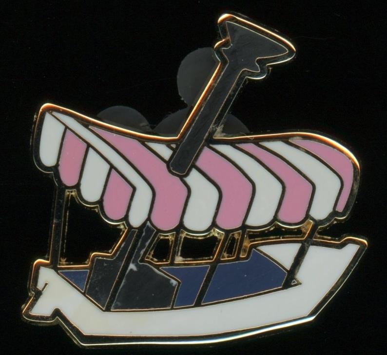 DLR Adventureland Jungle Cruise Boat Original Lands Disney Pin 36281