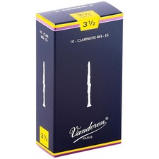 Vandoren V21 Eb Clarinet Reeds Strength 3.5 Box of 10