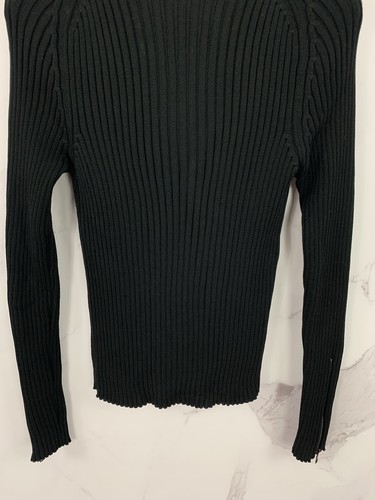 Gucci Ribbed Zipped Details Cotton Sweater Size L - Picture 9 of 9