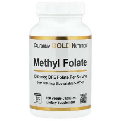 Lake Avenue Nutrition, Methyl Folate, Methylfolat, 800 mcg, 120 Kapseln