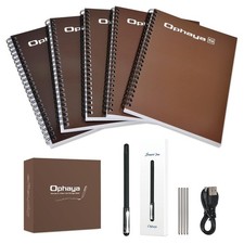 Sync Smart Pen and A5 Notebook 5-Pack for Note Taking Gifts for Adults Wome...