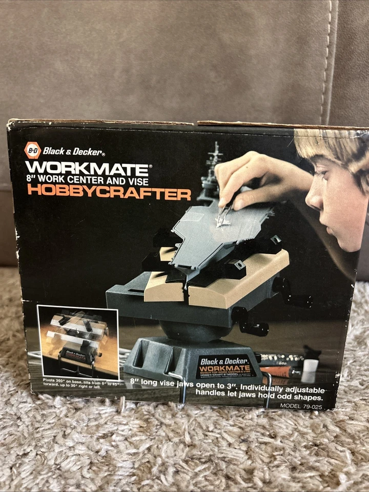 Vintage Black & Decker 8” Workmate Work Center &Vice Hobby Crafter 79-025 UNOPEN - Image 3 of 4