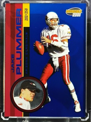 2001 Pacific Invincible - Jake Plummer #6 Blue /250