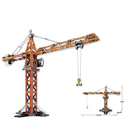 1288PCS Remote Control Tower Crane MOC 22013  Model Building Blocks Bricks Toys