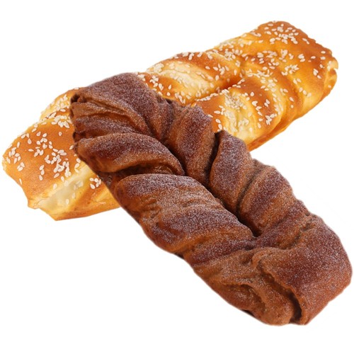 2Pcs Home Display Bread Model Baking Model Food Toy Home Showcase - 第 6/12 張圖片