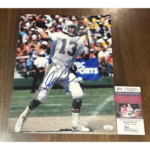 Dan Marino Miami Dolphins Autographed 11x14 Photo JSA COA