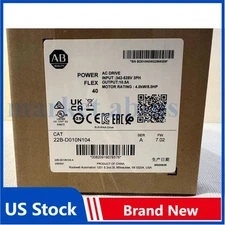 22B-D010N104 Allen Bradley Powerflex 40 AC Drive 5HP Surplus SEALED US Free Tax