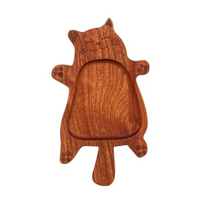 Holz Serviertablett Obst Halter Deko Einweihung Geschenk Holz Speiseteller