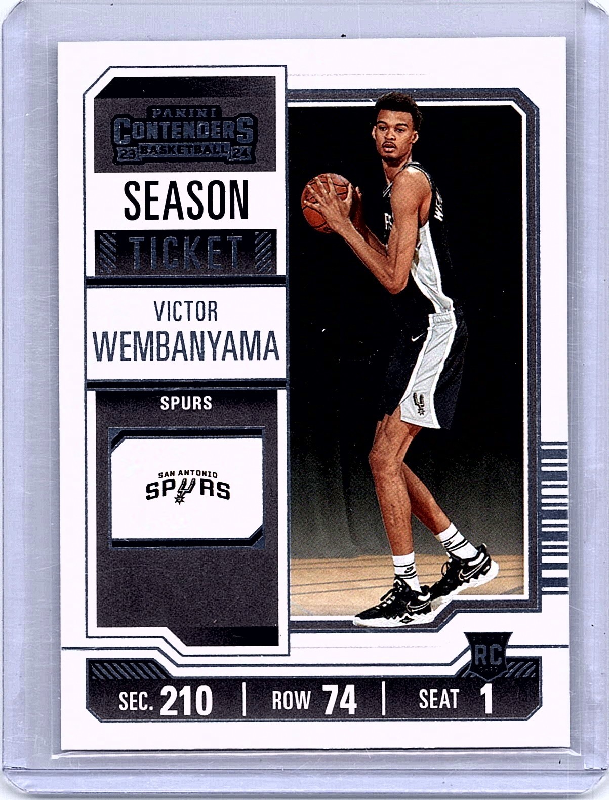 2023-24 Panini Contenders - Season Ticket Victor Wembanyama #11 (RC)