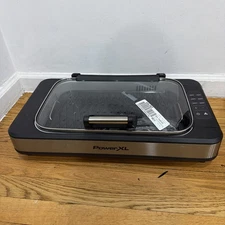 PowerXL Smokeless Grill Elite Electric, Black, Open Box Never Used No Box