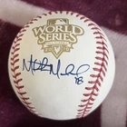 Mitch Moreland Signed 2010 World Series Baseball