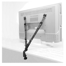 Heavy Duty TV Safety Straps - Child Proof Furniture Anchors for Peace of Mind