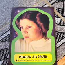 Topps 1977 Star Wars Stickers 2 Princess Leia Organa Sticker Carrie Fisher