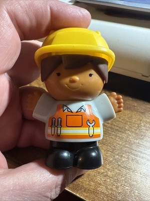 Playgo Mini Wheels 3  Figure Replacement Female Construction Worker